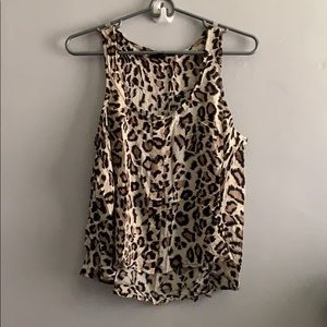 Flowy leopard top